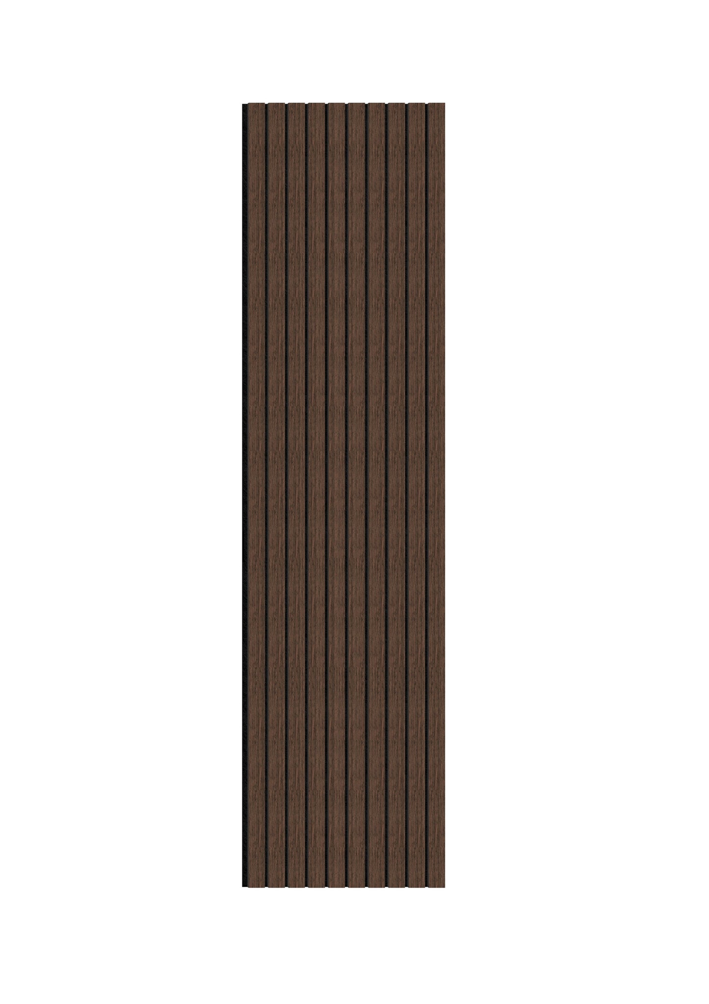 Acoustic Slat Wall Panels | Premium ExtraWide Slats | 240cm x 60cm | Smoke