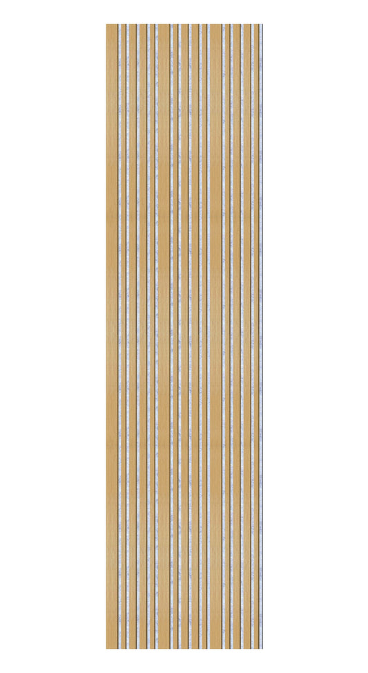 ACOUSTIC MULTI WIDTH PANEL- OAK + SILVER
