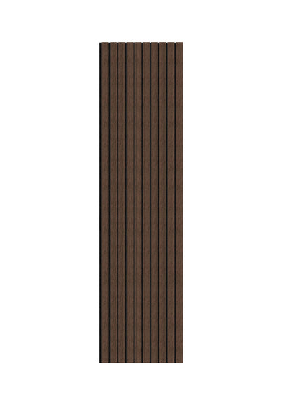 Acoustic Slat Wall Panels | Premium ExtraWide Slats | 240cm x 60cm | Smoke