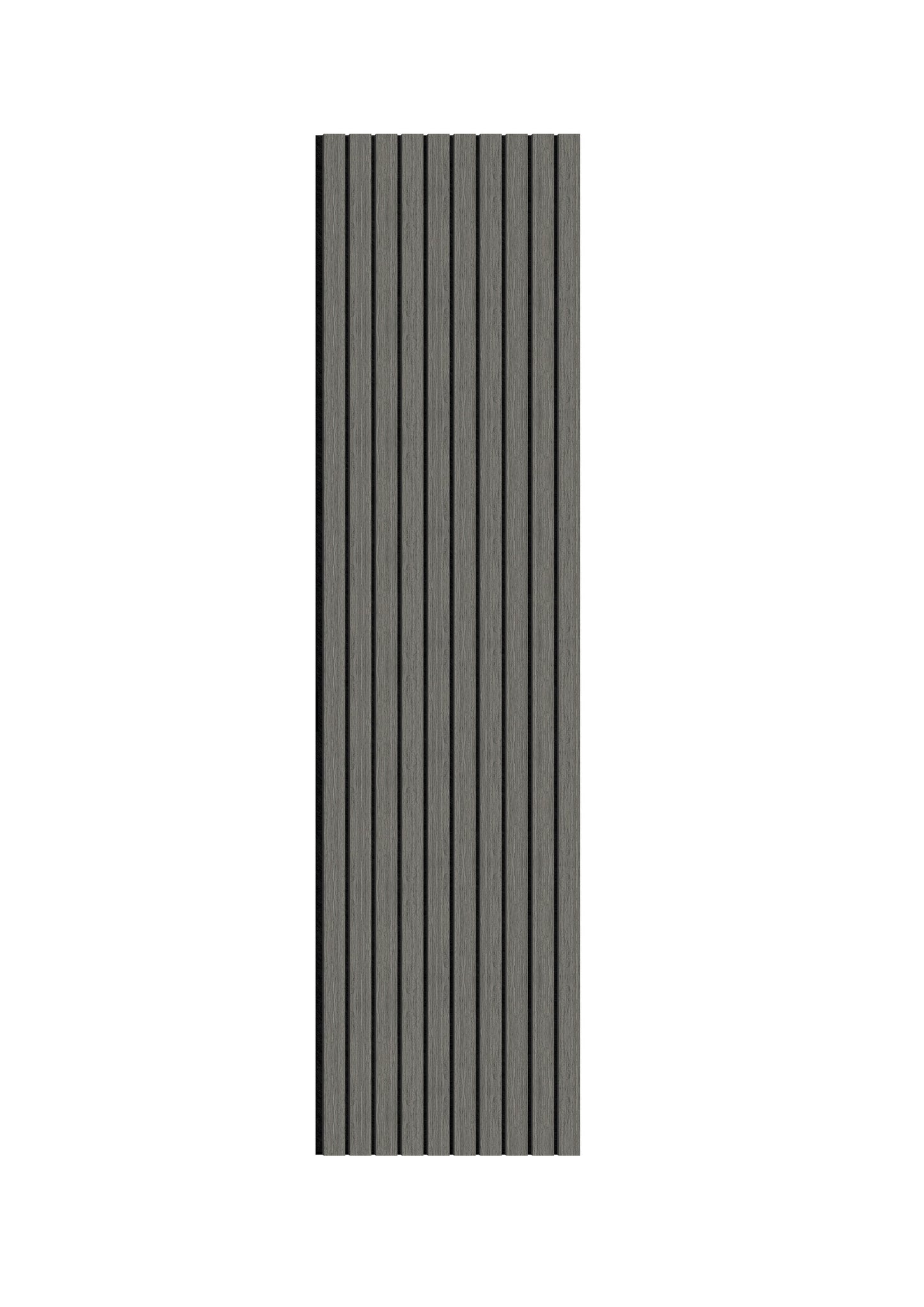 Acoustic Slat Wall Panels | Premium ExtraWide Slats | 240cm x 60cm | Light Grey
