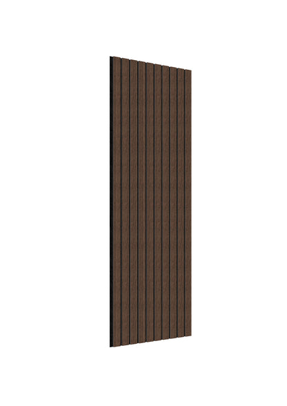 Acoustic Slat Wall Panels | Premium ExtraWide Slats | 240cm x 60cm | Smoke