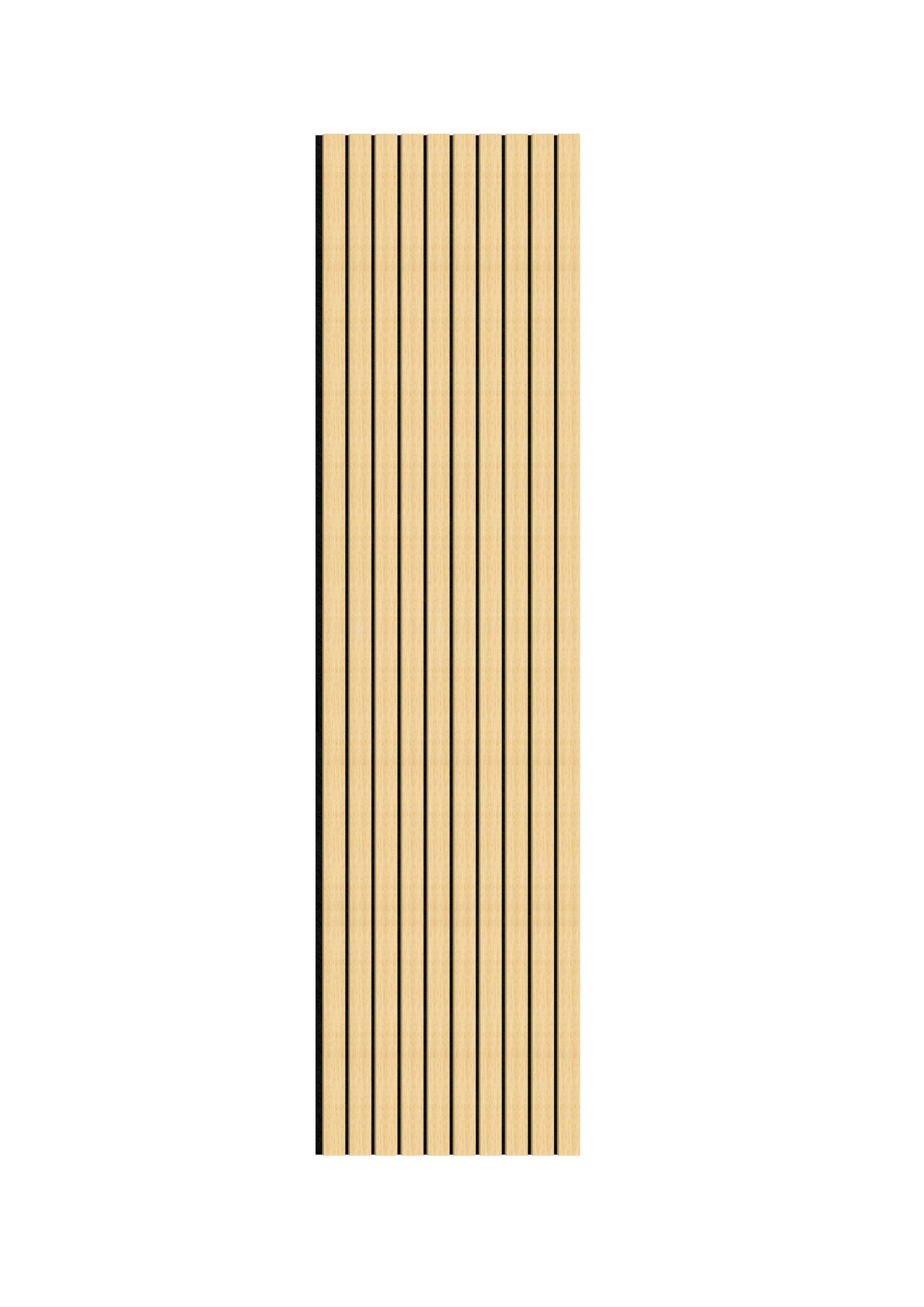 Acoustic Slat Wall Panels | Premium ExtraWide Slats | 240cm x 60cm | Oak