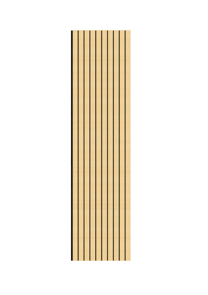 Acoustic Slat Wall Panels | Premium ExtraWide Slats | 300cm x 60cm | Oak