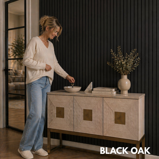 Premium Acoustic Wall Panels - Black