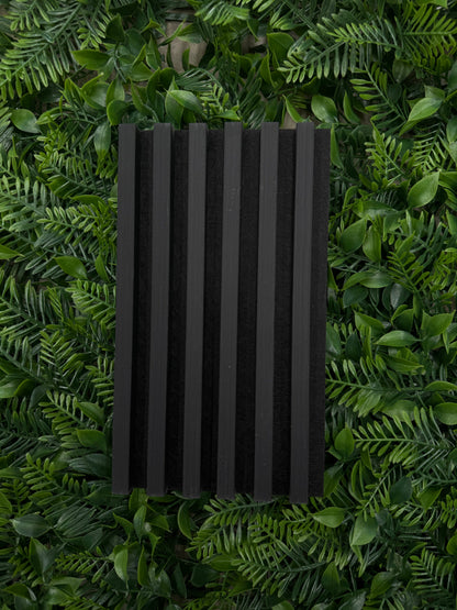 Black Oak Acoustic Panel 2400x600 Thin Slatt