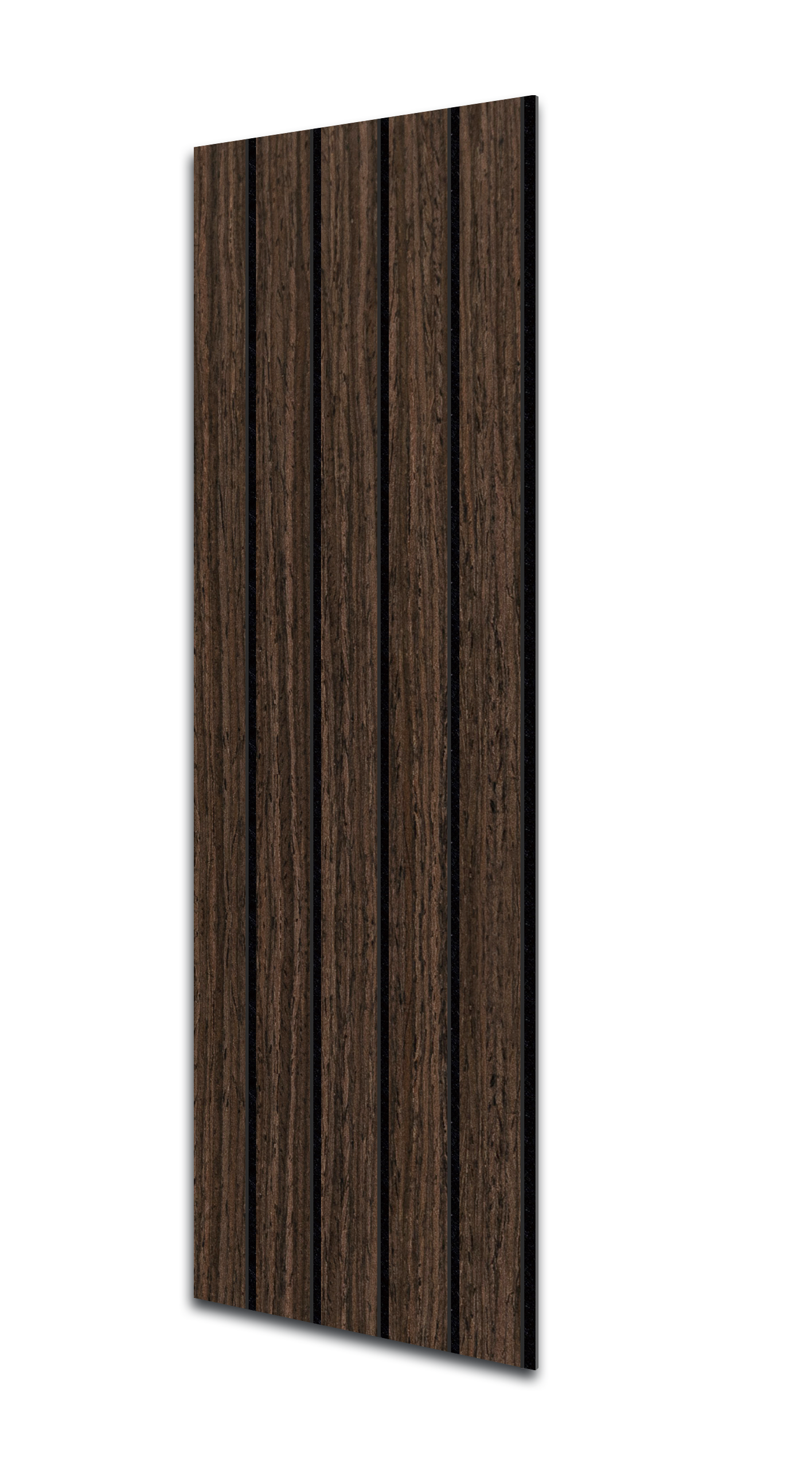Acoustic Slat Wall Panels | Premium UltraWide Slats | 240cm x 60cm | Smoke