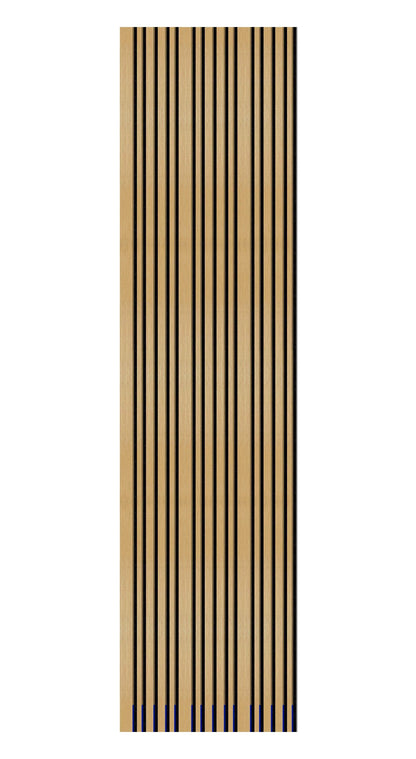 Acoustic Multi Width Panel - 240cm x 60cm (Oak)