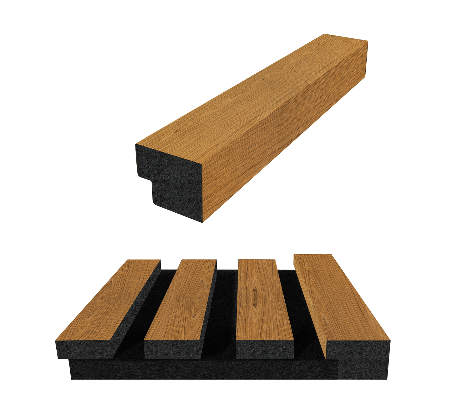 1 x Acoustic Panel Finishing End Trim ( Multiple Colours )
