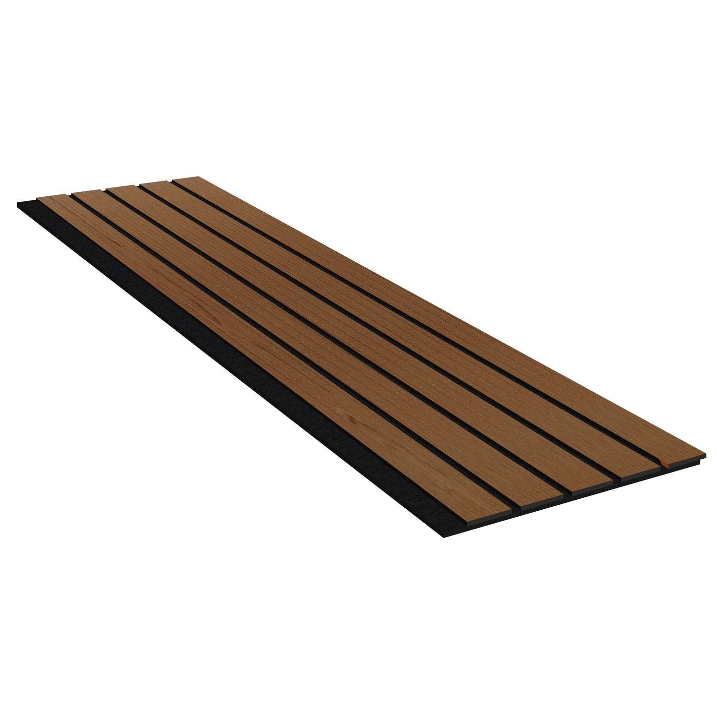 Acoustic Slat Wall Panels | Premium UltraWide Slats | 240cm x 60cm | Teak Oak