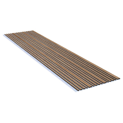 ACOUSTIC MULTI WIDTH PANEL- WALNUT + SILVER